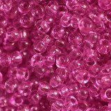 01192 Бисер круглый чешский Preciosa 10/0, 1-я категория, розовый прозрачный, 50гр